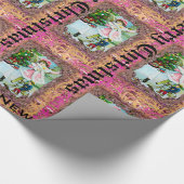 ビクトリアンなクリスマスの午後はカスタマイズ ラッピングペーパー (角)