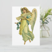 ビクトリアンなクリスマスの天使の招待状 招待状 (スタンド正面)