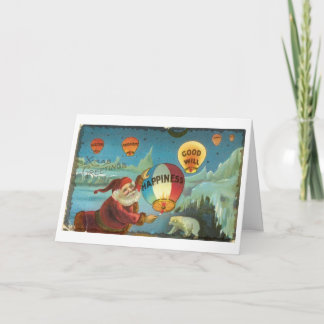 ビクトリアンなクリスマスの挨拶 シーズンカード