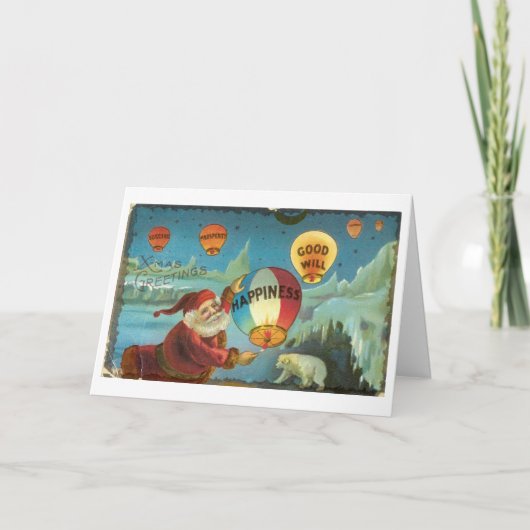 ビクトリアンなクリスマスの挨拶 シーズンカード (正面)