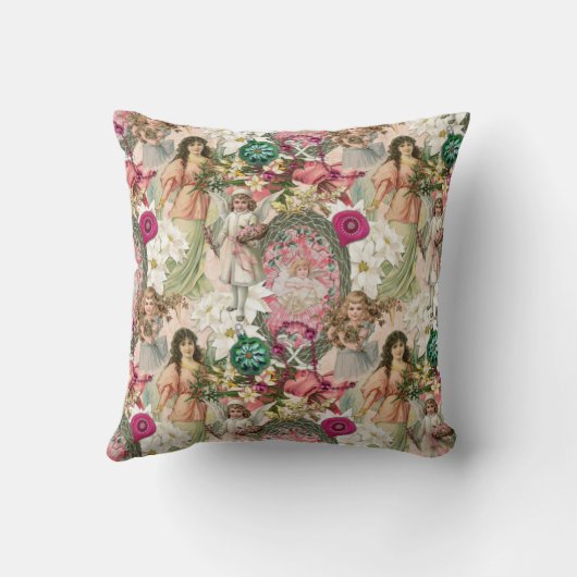 ビクトリアンなクリスマスの輝き クッション (裏面)