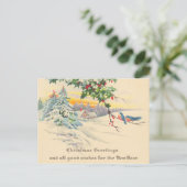 ビクトリアンなクリスマスの郵便はがき シーズンポストカード (スタンド正面)