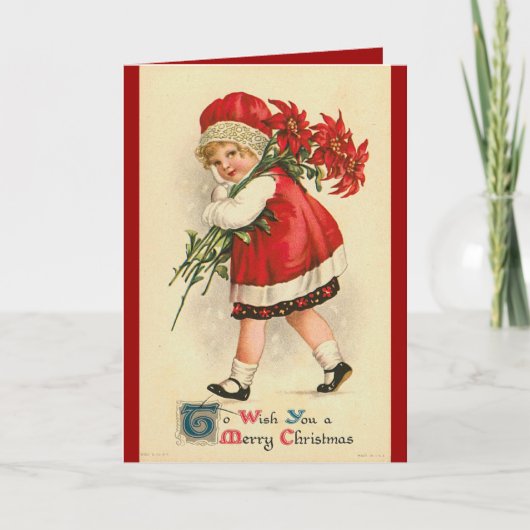 ビクトリアンなクリスマスカード シーズンカード (正面)