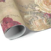 ビクトリアンなクリスマスローズ ラッピングペーパー (ロールコーナー)