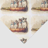 ビクトリアンなクリスマス猫 薄葉紙 (詳細)