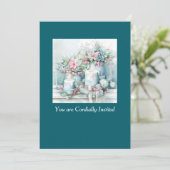 ビクトリアンなクリスマス・セレブレーションへの招待状 招待状 (スタンド正面)