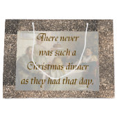 ビクトリアンなクリスマス ラージペーパーバッグ (正面)