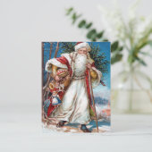 ビクトリアンなサンタクロース シーズンポストカード (スタンド正面)