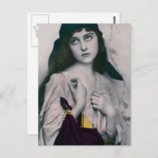 ビクトリアンなジプシーの郵便はがき ポストカード (正面/裏面)