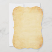 ビクトリアンなスタイルのハイティーの招待状 招待状 (裏面)