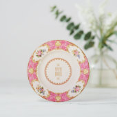 ビクトリアンなハイティーのパーティの招待状 招待状 (スタンド正面)