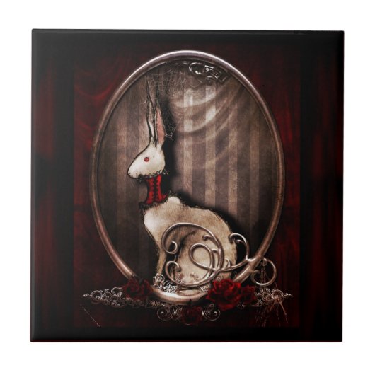 ビクトリアンなバニー タイル (正面)