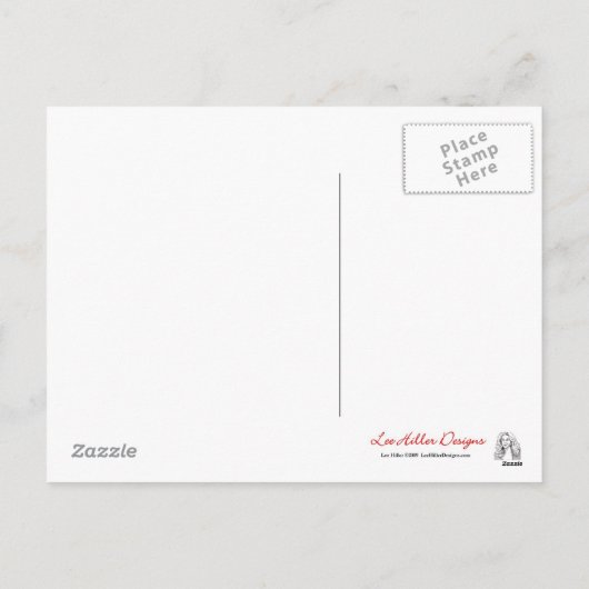 ビクトリアンなバレンタイン"キスの至福"のキューピッド シーズンポストカード (裏面)