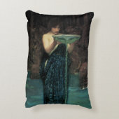 ビクトリアンなファインアート、ウォーターハウスによるCirce Invidiosa アクセントクッション (裏面(縦))