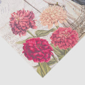 ビクトリアンなファッションのコラージュ 薄葉紙 (詳細)