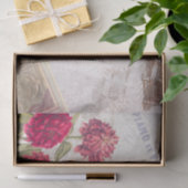 ビクトリアンなファッションのコラージュ 薄葉紙 (ギフト)