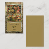 ビクトリアンなプロフィールか名刺 名刺 (正面/裏面)