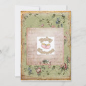 ビクトリアンなベビーシャワーの招待状 招待状 (正面)