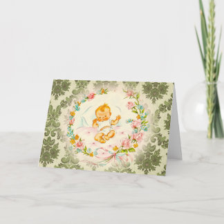 ビクトリアンなベビー カード