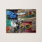 ビクトリアンなホームパーティの女性の人音楽絵画 ジグソーパズル (横)