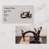 ビクトリアンなミシン 名刺 (正面/裏面)