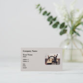 ビクトリアンなミシン 名刺 (スタンド正面)