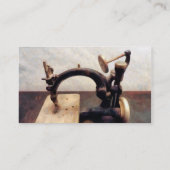 ビクトリアンなミシン 名刺 (裏面)