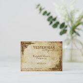 ビクトリアンなヴィンテージのアンティーク 名刺 (スタンド正面)