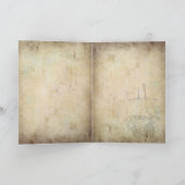 ビクトリアンな人魚の挨拶状 カード (内部)