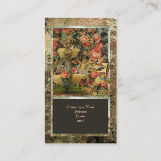 ビクトリアンな名刺 名刺 (正面)