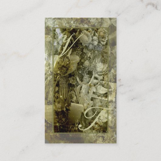 ビクトリアンな名刺 名刺 (正面)