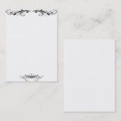 ビクトリアンな名刺 名刺 (正面/裏面)