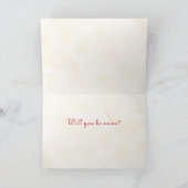 ビクトリアンな天使のバレンタインカード シーズンカード (内部)