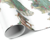 ビクトリアンな女性包装紙 ラッピングペーパー (ロールコーナー)