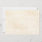 ビクトリアンな女性招待状 招待状 (裏面)