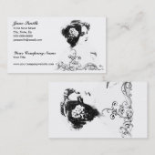 ビクトリアンな女性 名刺 (正面/裏面)