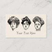 ビクトリアンな女性 名刺 (裏面)