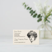 ビクトリアンな女性 名刺 (スタンド正面)