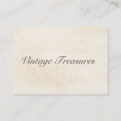 ビクトリアンな女性 名刺 (裏面)