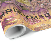 ビクトリアンな子ネコおよびリボン ラッピングペーパー (ロールコーナー)