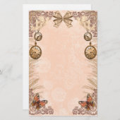 ビクトリアンな宝物文房具 便箋 (正面/裏面)