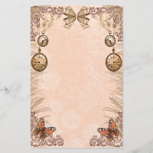 ビクトリアンな宝物文房具 便箋 (正面)