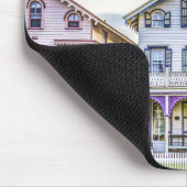 ビクトリアンな家の列のマウスパッド マウスパッド (コーナー)