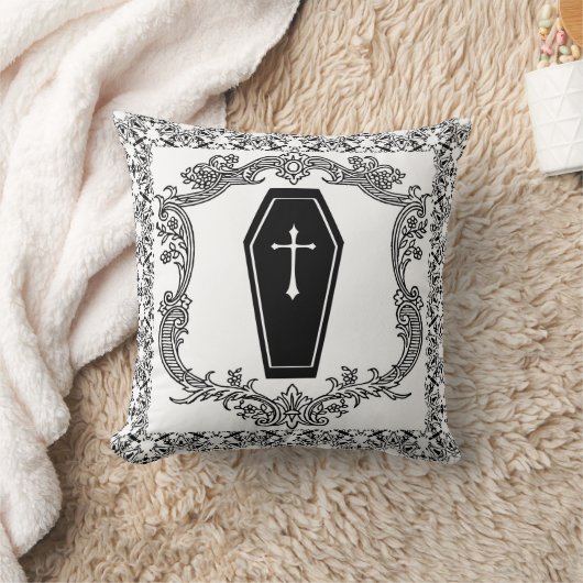 ビクトリアンな小箱のアクセントの枕 クッション (ブランケット)