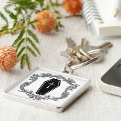 ビクトリアンな小箱Keychain キーホルダー (側面)