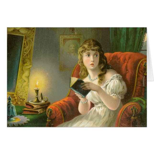 ビクトリアンな幽霊カード (正面横)