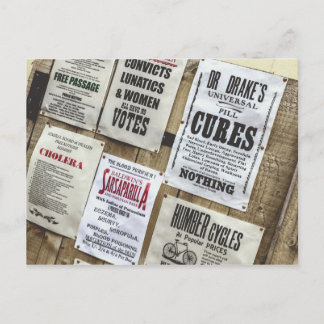 ビクトリアンな広告 ポストカード