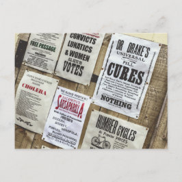 ビクトリアンな広告 ポストカード