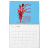 ビクトリアンな庭 カレンダー (2月 2027)