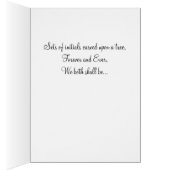 ビクトリアンな愛カード (内側 (右))